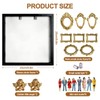 DIY Mini Museum Silhouette Box, Shadow Box Frame Kit with
