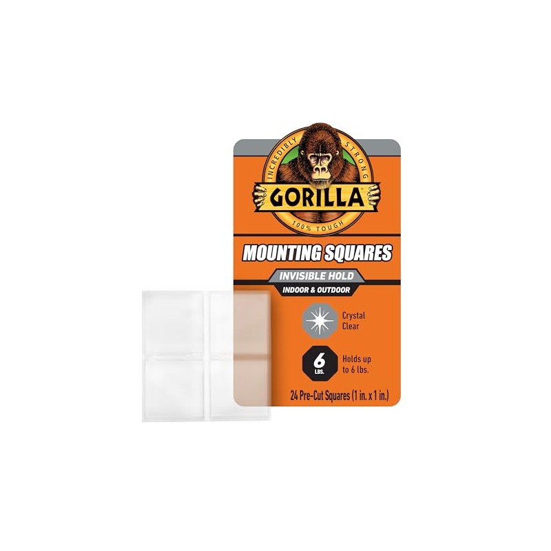 Gorilla Tough & Clear - Cuadros de cinta de doble