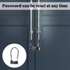 4 Digit Combination Padlock,1PCS Steel Cable Padlocks with Code,Long Padlock,Outdoor
