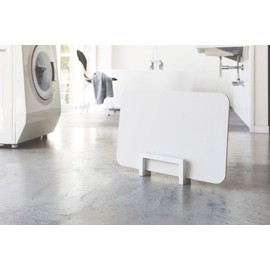 Yamazaki Industries Compact Diatomaceous Earth Bath Mat Stand Tower White 3845