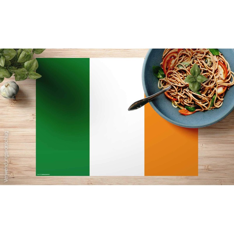 Place Mat Set – Ireland Flag – Pack of 10