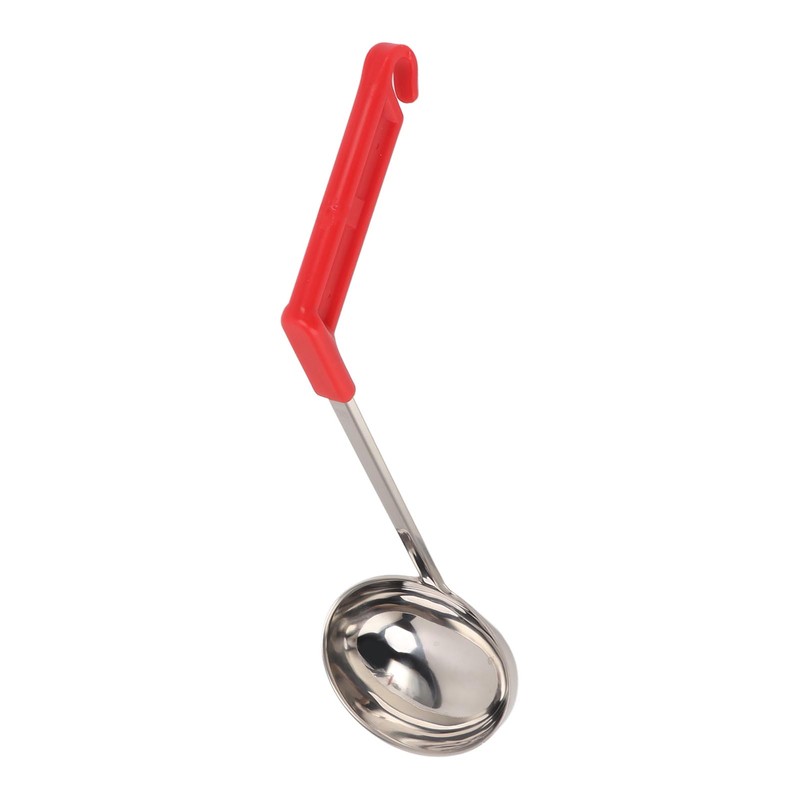 Soup Ladle Stainless Steel Anti Scald Multifunctional Curved Handle Kitchen