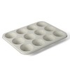 Martha Stewart Gallen 12 Cup Nonstick Carbon Steel Muffin/Cupcake Pan