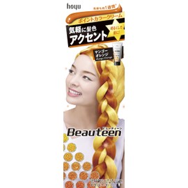 Hoyu Beauty Point Color Cream, Mango Orange, 4.9 oz (140 g)