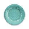 Tarhong PVL1085VSRT Crackle Salad Plate, 8.7 inches (22 cm), Turquoise,