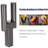 1 Inch Blacksmith Anvil Hardy Tool Set – Hot Cut,