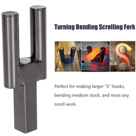 1 Inch Blacksmith Anvil Hardy Tool Set – Hot Cut, Creasing Tool Stake, Bottom Fuller, Turning Bending Scrolling Fork