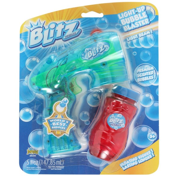 Blitz Light Up Bubble Blaster (Colors May Vary)