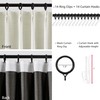 Treatmentex Natural Beige Pinch Pleated Blackout Curtains for Living Room,