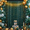 30ft x 10ft Wrinkle Free Hunter Green Backdrop Curtains for