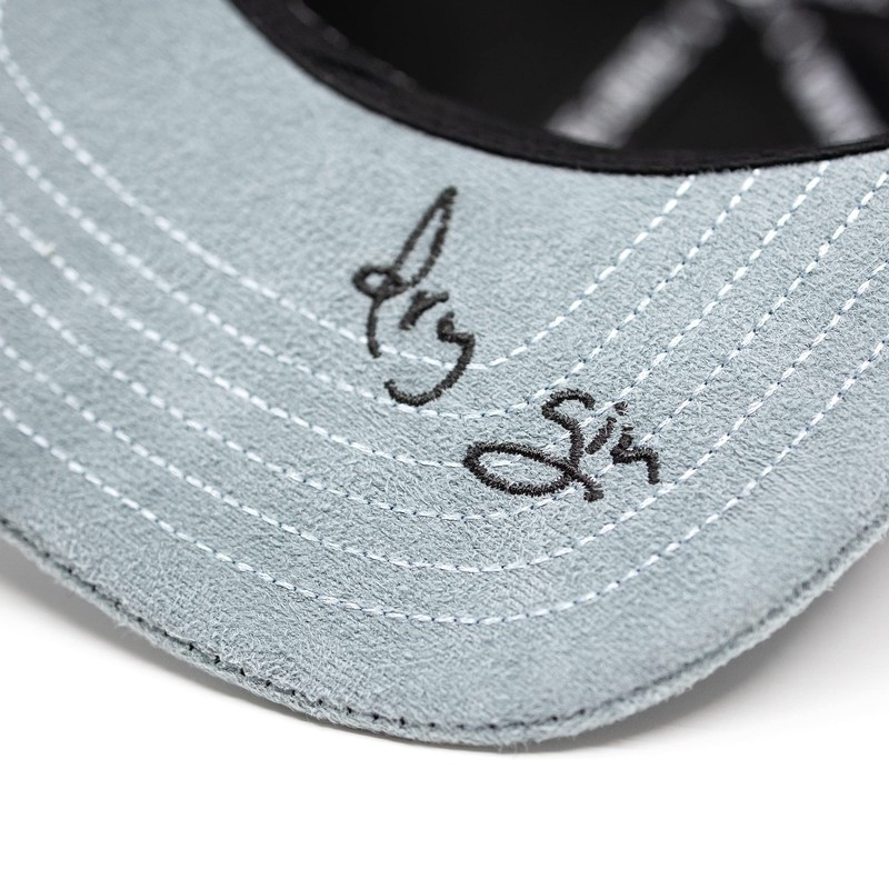 Du Hirsch Bavarian Snapback Cap Kingfisher Gin Dark Grey Felt