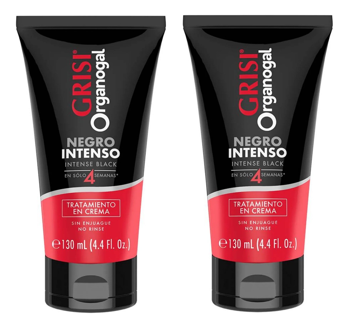 2 Tratamiento En Crema Organogal Negro Intenso 130ml