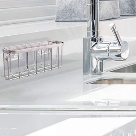 Soporte de Esponja, Porta Esponja Fregadero, Soporte para Cocina, Porta para Fregadero de Metal