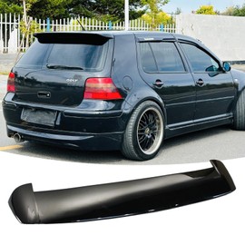 NEESPOC Rear Window Roof Spoiler Visor Wing Fit for Volkswagen VW GTI Golf MK4 1999-2006 GL/GLS/GTI/TDI Lip Exterior Accessories Gloss Black