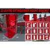 Heavy Duty 20 LB Fire Extinguisher Mount Bracket for Vehicle