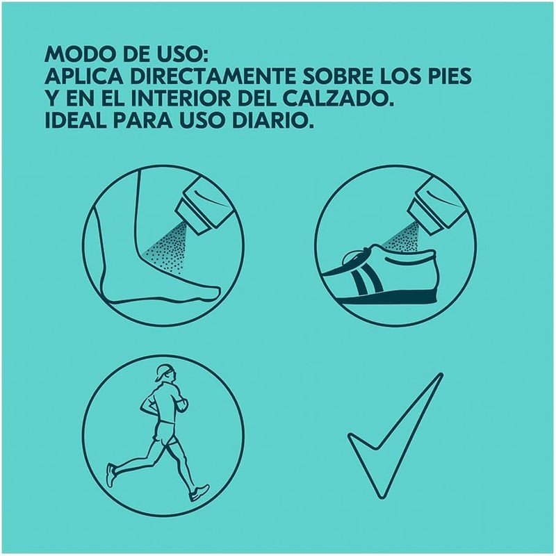 Rexona Efficient Desodorante Original para Pies en Talco Combate el