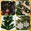 200pcs Christmas Ornament Hanger String, Metallic Cord Tinsel Rope Ornament