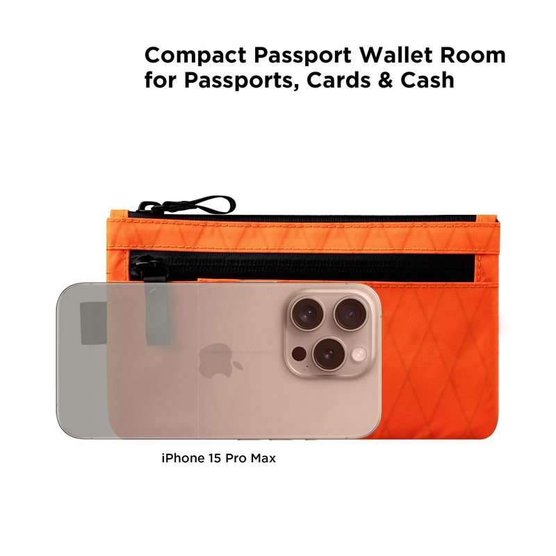 ALPAKA Zip Clutch X-Pac VX21 - Functions as Zipper Wallet