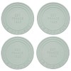 Le Creuset Silicone Coasters (est. 1925), Set of 4, Sea