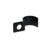 Wealrit 30 Pcs Black One Hole Pipe Straps Pipe Clamps