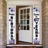 LASKYER Happy 67th Birthday Purple Door Banner - Cheers to