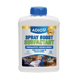 Spray Boost Surfactant for Herbicide and Weeds, Makes 50 Gallons of Nonionic Wetting Agent (16oz)