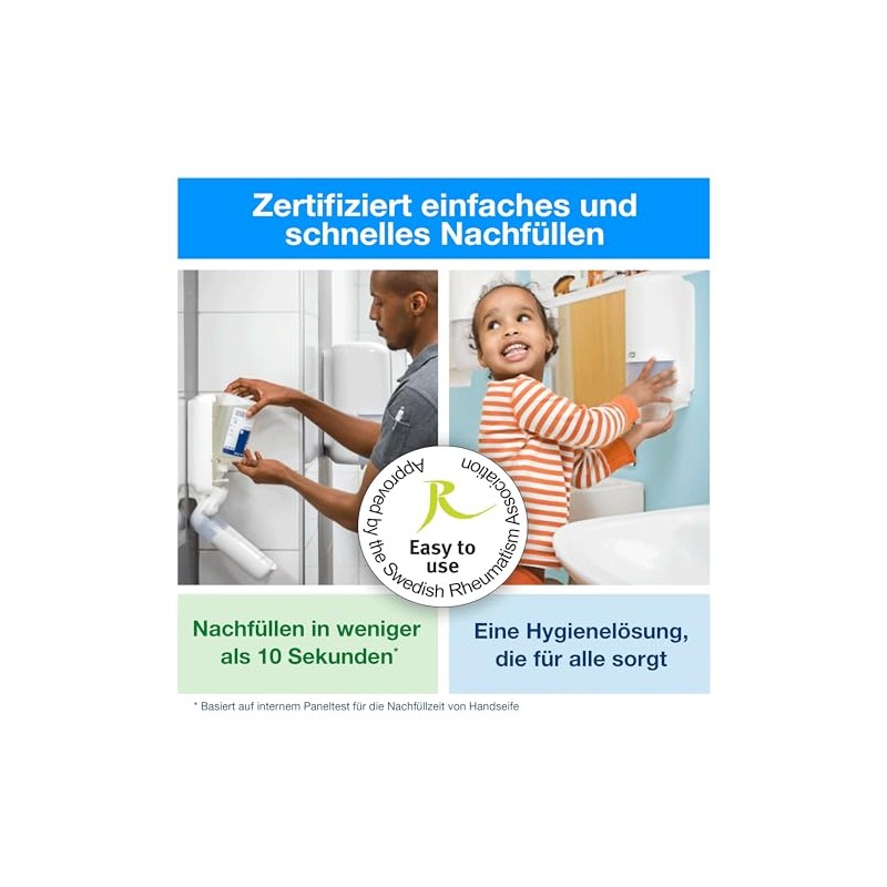 Tork Mild Scented Hand Liquid Soap S4, Fresh Scent, 1000