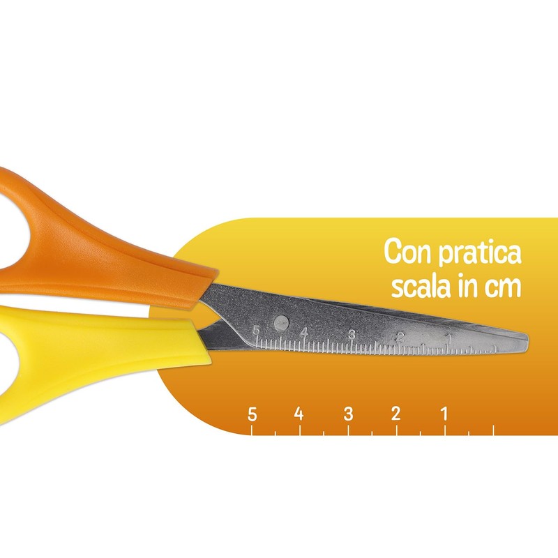 Westcott E-2151S Forbici bambino con punte per destrimano e mancini,