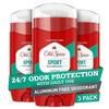Old Spice Aluminum Free Deodorant for Men, 24/7 Odor Protection, Eliminates Odors with Lasting Freshness, High Endurance, Sport Scent, 3 oz (Pack Of 3)