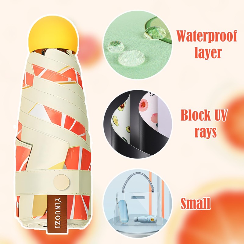 LHLZNB compact folding umbrellas，uv protection umbrella，small umbrella windproof strong，Lightweight Umbrella