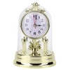 Table Clock, European Retro Style Living Room Clock Antique Silent