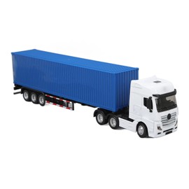 1:50 Scale Container Truck Stimulation Detachable Long Hauler Tractor Trailer for Indoor Blue