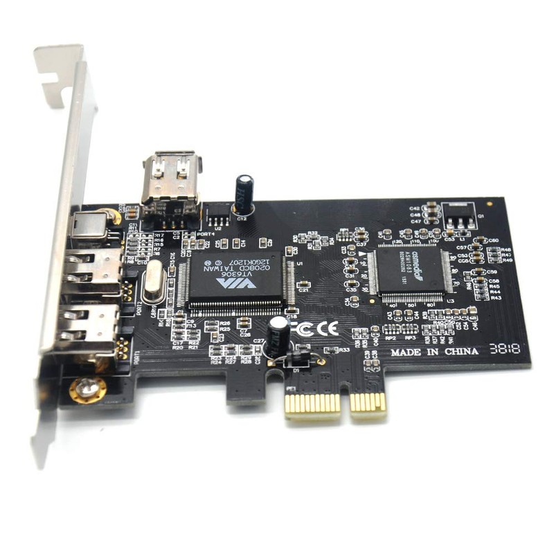 Pardarsey PCIe 3 Ports 1394A Firewire Expansion Card, PCI Express