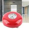 Moncer Fire Alarm Bell, CB-6B 95dB Aluminum Round Alarm Bell