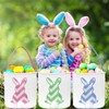 AOUTACC 3 Pack Easter Bunny Baskets, Easter Egg Hunt Bunny