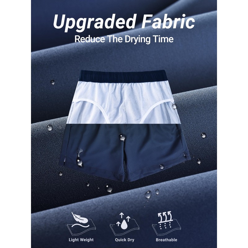 Arcweg Swimming Shorts Men with Mesh Lining Swim Shorts Quick