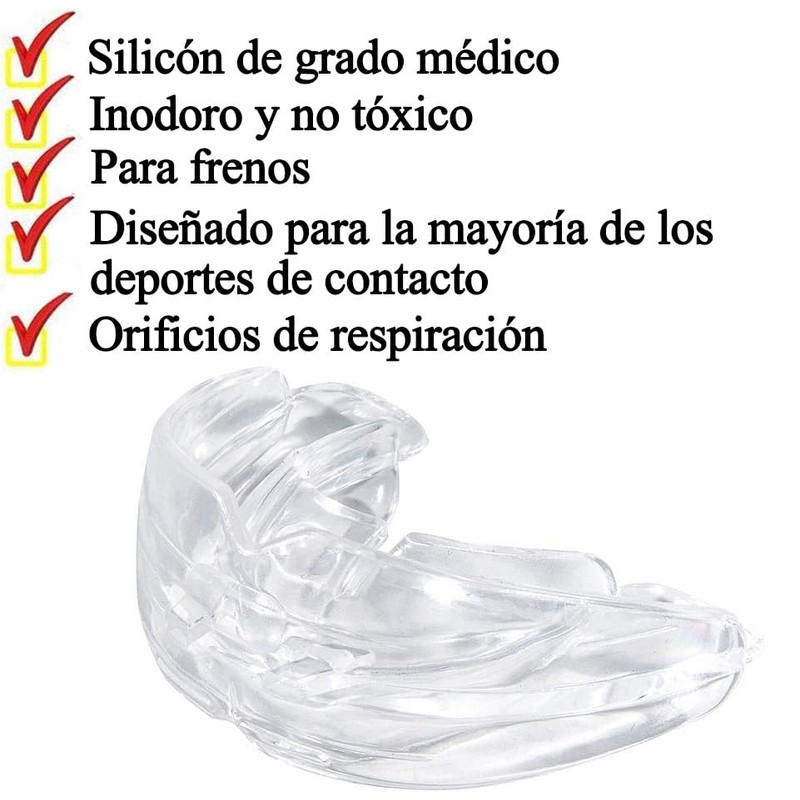 Guarda dental para dormir para evitar los ronquidos. SIN NECESIDAD