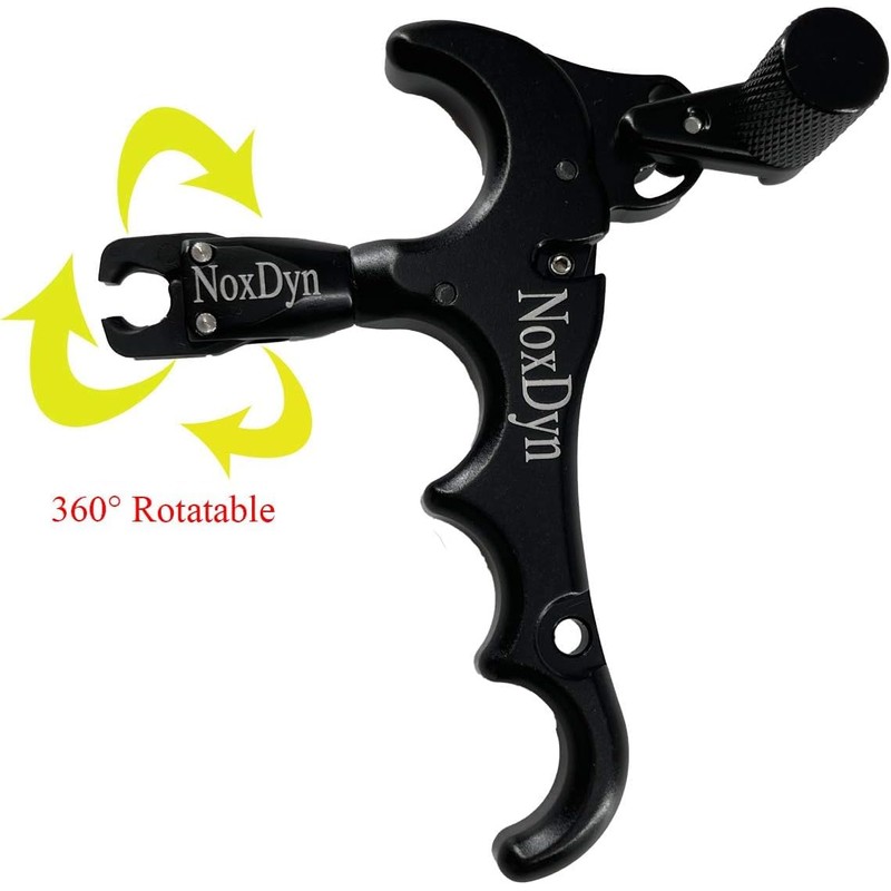 FymzeuQ 4 Finger Clamping Aids Bow Release for Compound Bow,