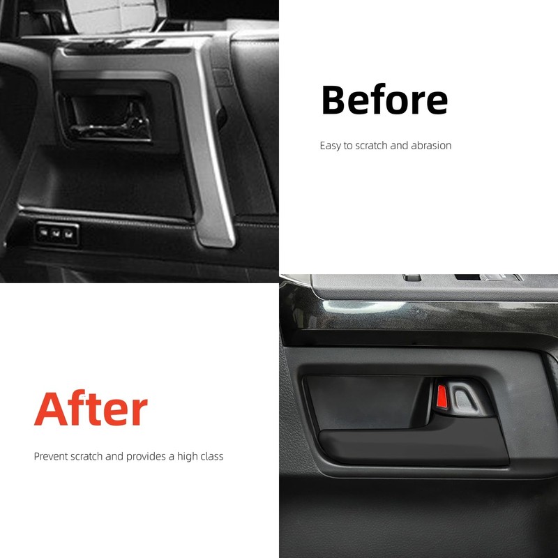 L2R for Toyota 4Runner 2010-2024 Matte Black Interior Door Handle