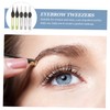 TOVINANNA 5pcs Eyebrow Clips and Trimmers Stainless Steel Hair Removal