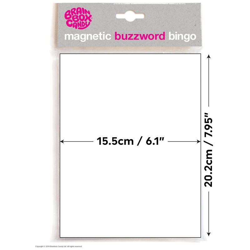 Brainbox Candy Buzzword Bingo Magnetic Words