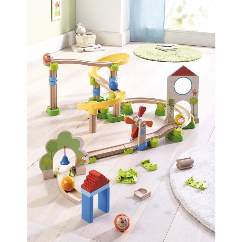 HABA Kullerbu Expansion Set - Connectors and Base - 8