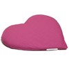 Rapeseed Cushion Heart Approx. 30 x 25 cm – Pink