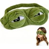 3D Frog Sleep Mask, Frog Eye Mask for Sleeping, Adjustable