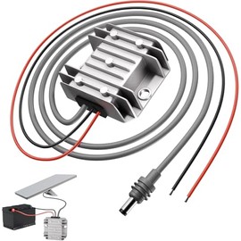 12V/24V to 30V Step Up Converter for Starlink Mini Router, 4.5A DC Boost Adapter (10-36V Input) with Power Cord, Outdoor Power Supply for Starlink V3