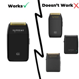 Supreme Trimmer Replacement Foil & Cutter SB55 | for Crunch Lite STF600 | Black