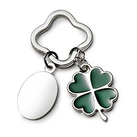 Ten Four-leaf Clover Keychain cod.EL7229 cm 7,8x3x1h by Varotto & Co.