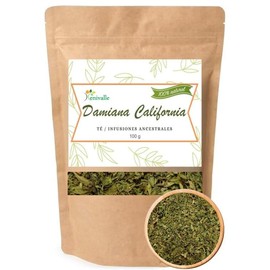 Xenivalle - Damiana de California Hojas Secas Natural para Té e Infusiones Herbales | Hierba Seleccionada | Sin Aditivos | Calidad Premium 100g