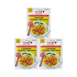 NOH Foods of Hawaii four serving seasoning packets 1.5 oz Pack of 3 Taste the flavor of Hawaii with each unique and famous meal (Chinese Lemon Chicken)