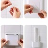 PureLiving Toilet Brush Holder Set Wall Mounted – Flexible Silicone